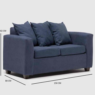 Imagen 2 del producto Sofá Cabsur Viena 2 Cuerpos Azul
