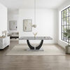 Mesa de Comedor Daniels Moderna Moon M&aacute;rmol Gris