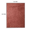 Alfombra Doral Shaggy 180 x 133 cm Terracota