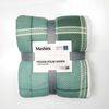 Frazada de Poliéster Mashini 1,5 Plazas Tartan Verde