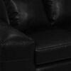 Sofá Elegant Detail Houston 3 Cuerpos Negro