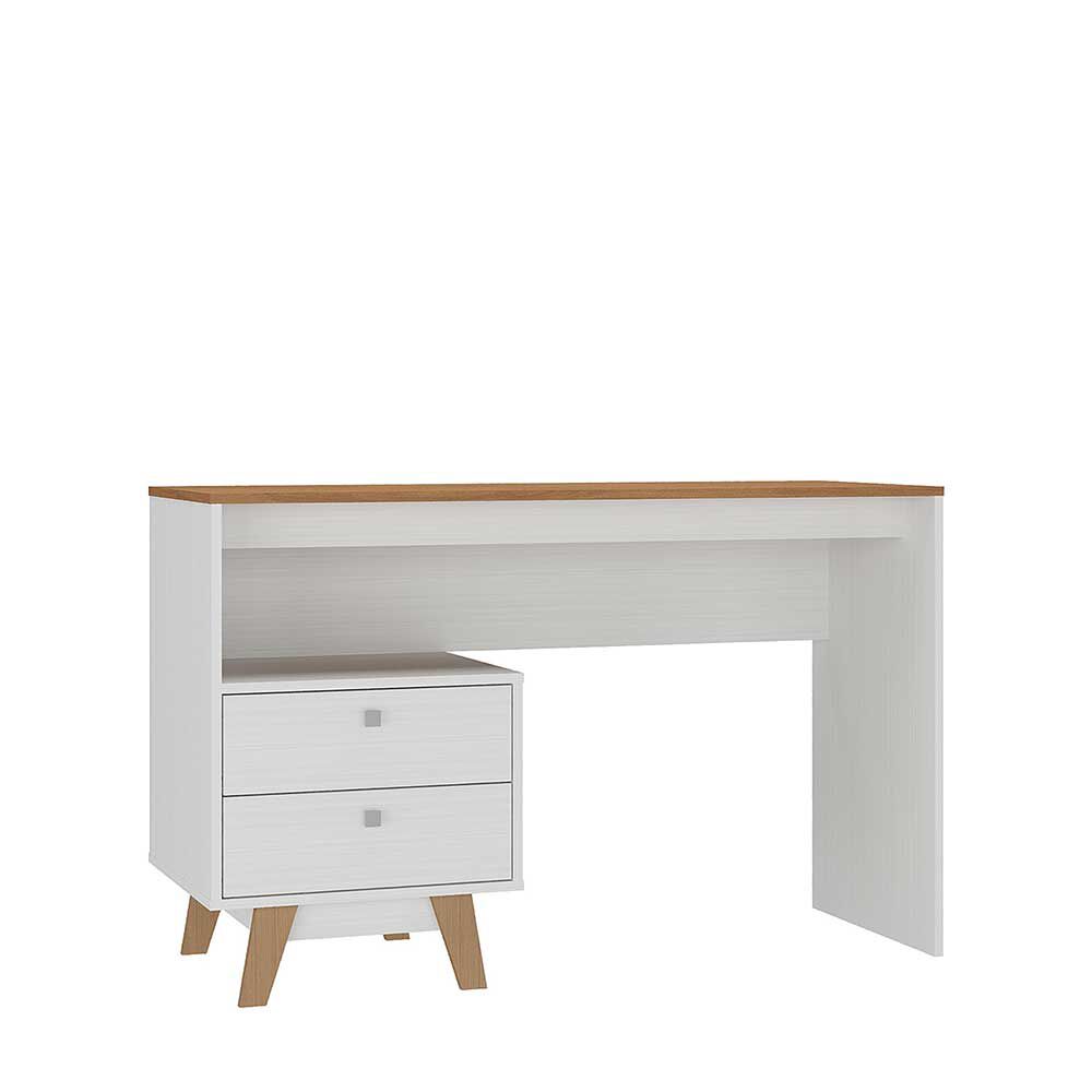 DI PORETTI DESIGN Escritorio Di Poretti Ellie 2 Cajon Blanco