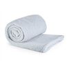 Frazada Sherpa Casanova 1,5 Plazas Liso Plata