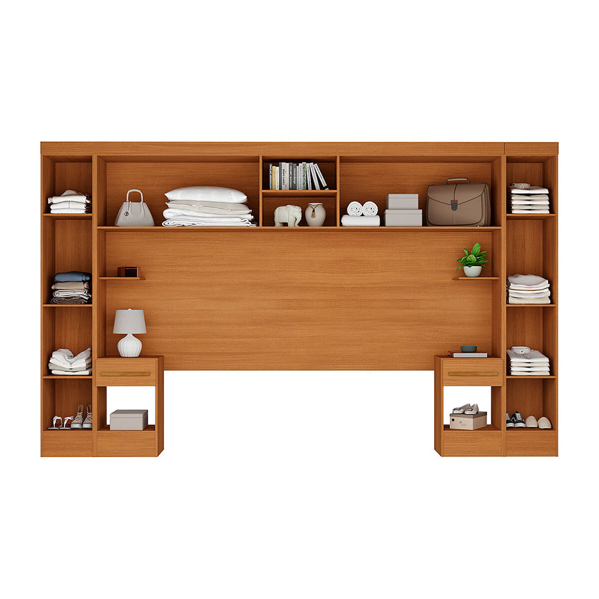 Closet Modular Di Poretti Design Genius 2 Cajones 4 Puertas Caf&eacute;