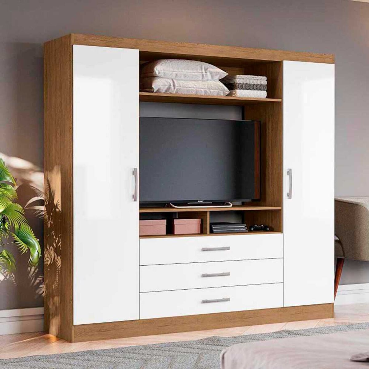 Cl&oacute;set Yardas G584 2 Puertas 3 Cajones