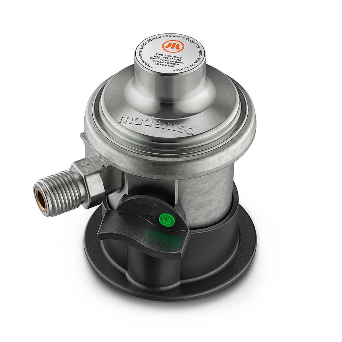 Regulador de Gas Mademsa Gris Negro