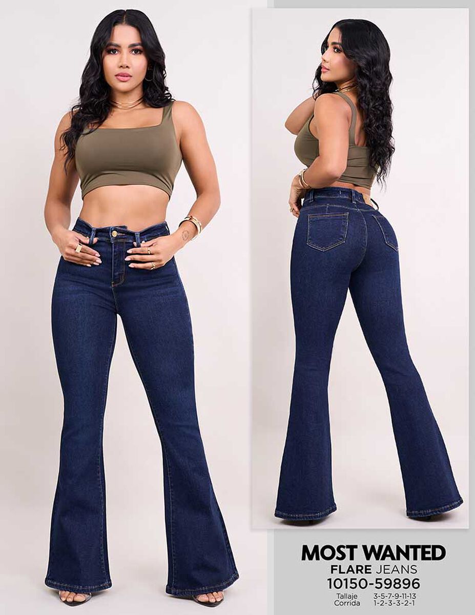 Jeans Flare Mujer Most Wanted