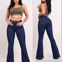 Jeans Flare Mujer Most Wanted Azul