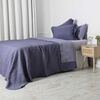 Set Quilt + Juego de Sábanas Mashini 2 Plazas Liso Morado