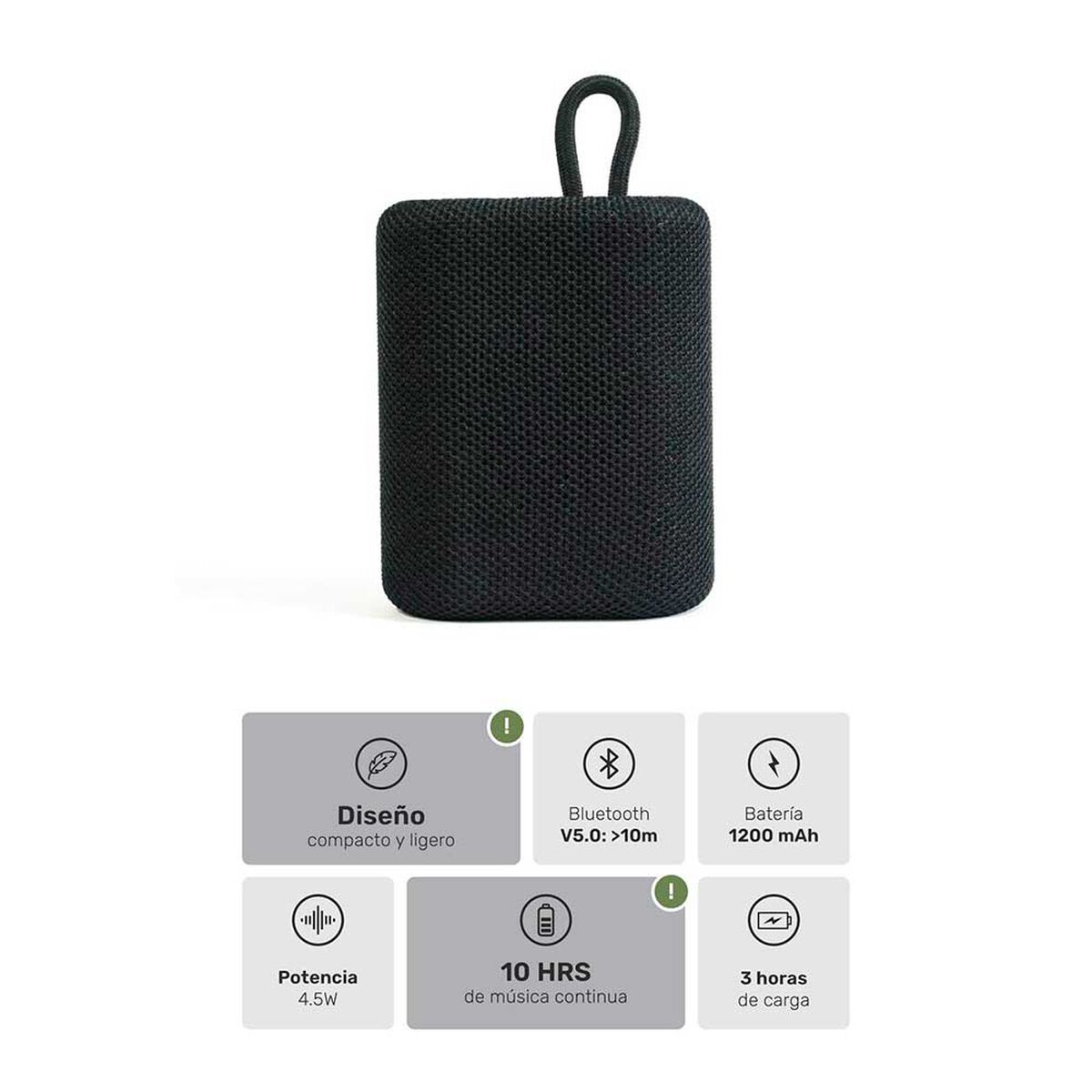Parlante Bluetooth Lhotse Tune up Negro