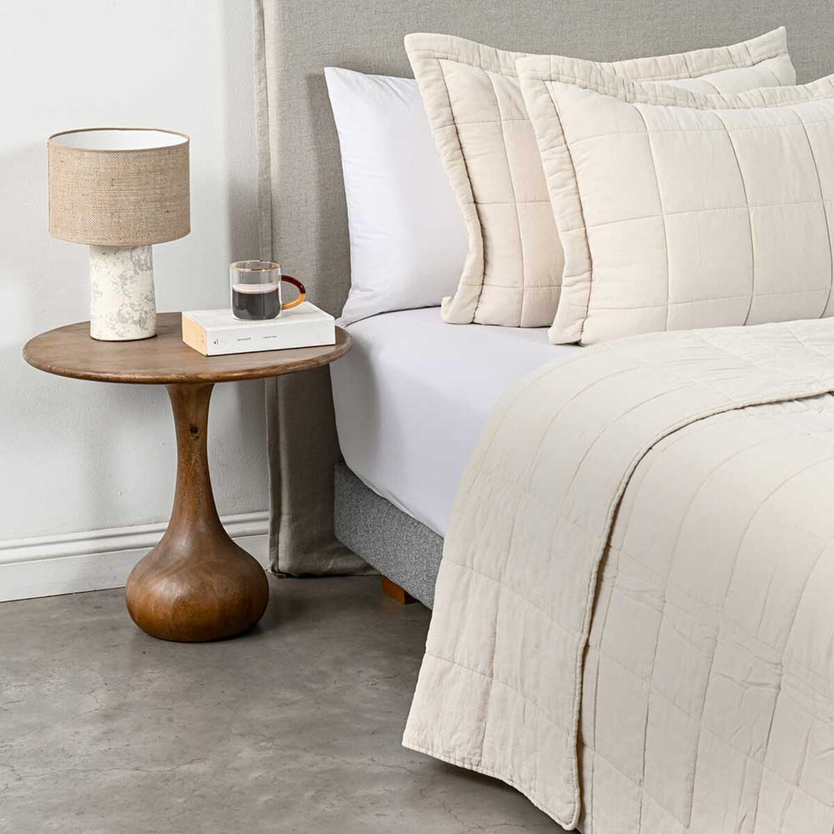 Quilt Cannon 2 Plazas Block Beige