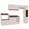 Kit Cocina Modular Premier Vekkahome 10 Puertas 3 Cajones Beige
