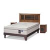Cama Europea 2 Plazas Máximo Cobre + Set Maderas Lorrain
