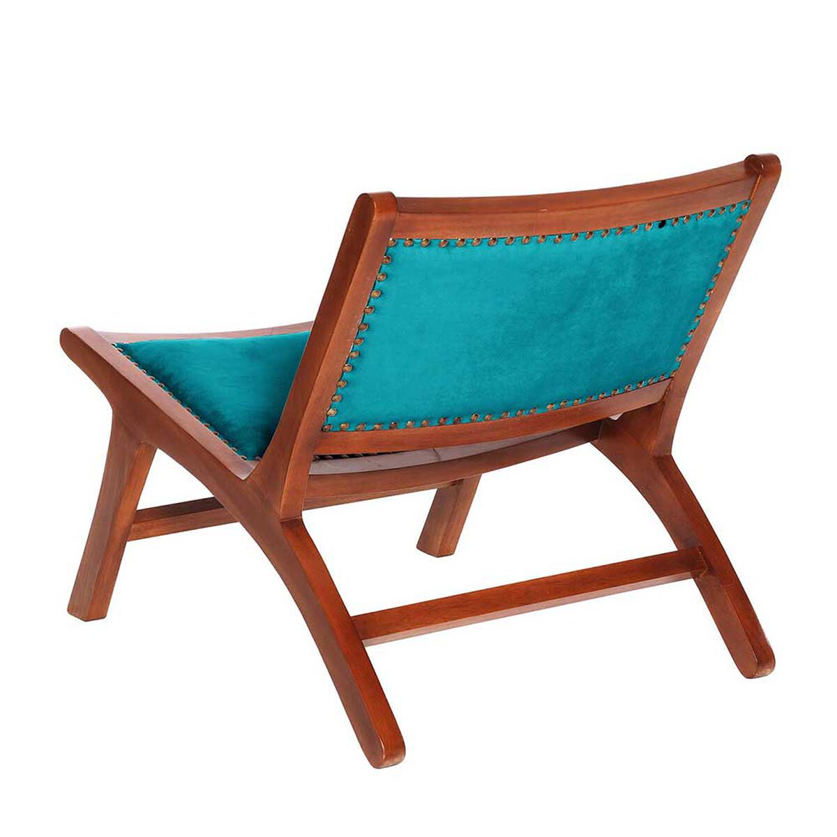 Sitial Latam Home Hannover Tela Velvet 1 Cuerpo Turquesa