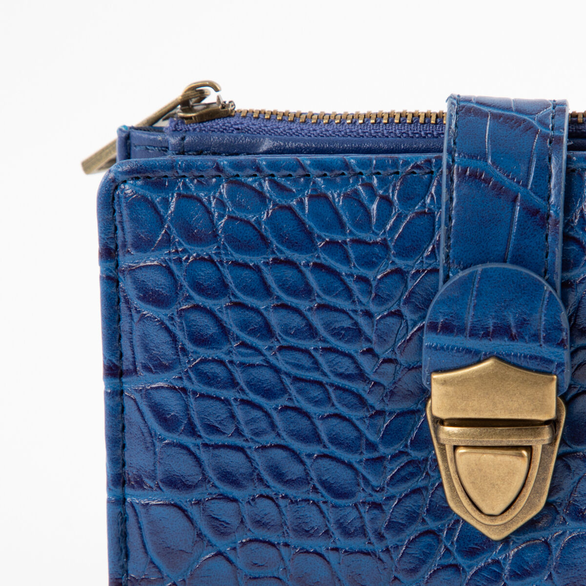 Billetera Ecocuero Azul Portman Club