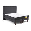 Cama Europea Drimkip Base Dividida 2 Plazas Plus Funcional + Respaldo