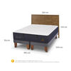 Cama Europea CIC King Grand Premium + 1 Respaldo Adria