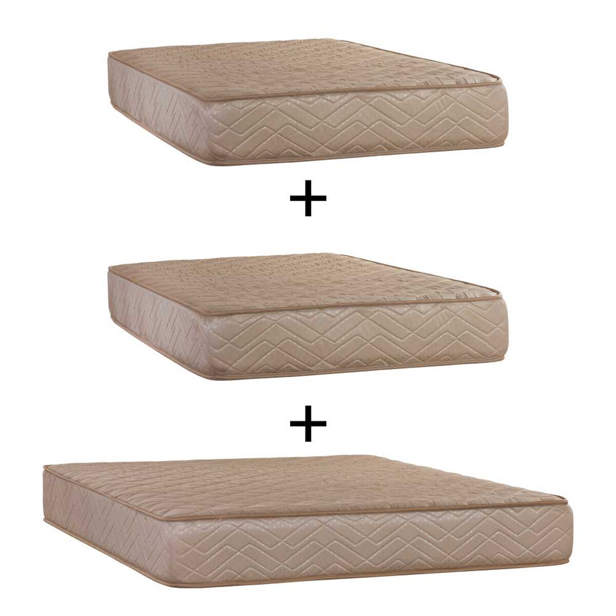 Pack 2 Colchones 1 Plaza + 1 Colch&oacute;n 2 Plazas Celta Evolution