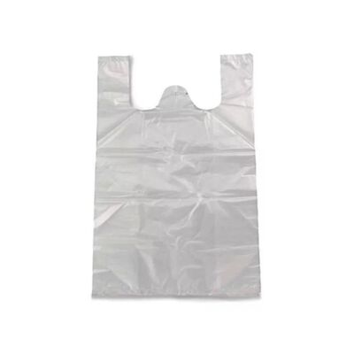 Imagen 1 del producto Bolsa Plástica De Gaune Camiseta Blanco 1000 Unidades