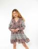Vestido Corto Manga Larga Mujer Alma