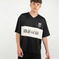 Polera Manga Corta Hombre Icono Negro