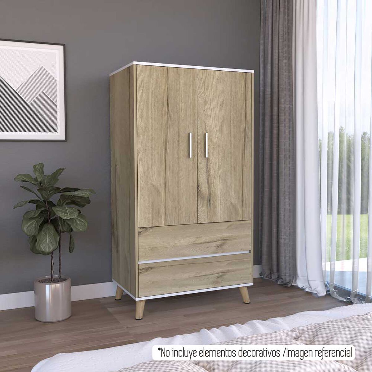 Clóset TuHome Z-80 2 Puertas