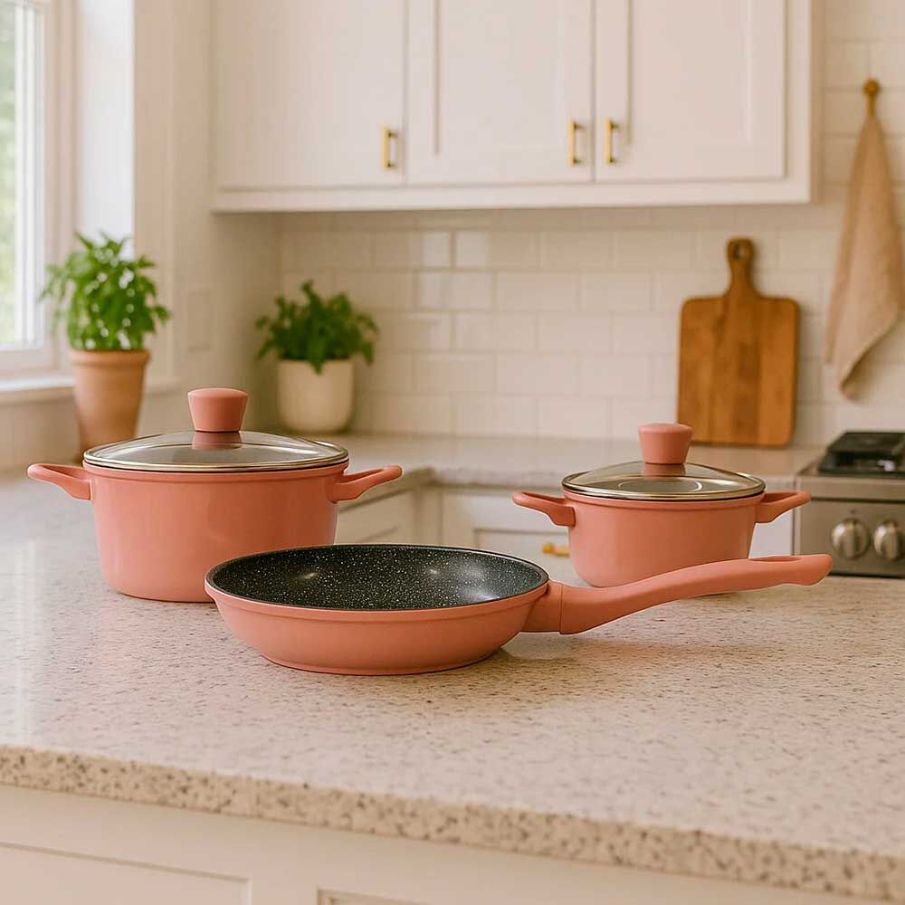 Batería de Cocina KW Bristol 5 Piezas Fresh