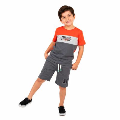 Polera Manga Corta Ni&ntilde;o Chess