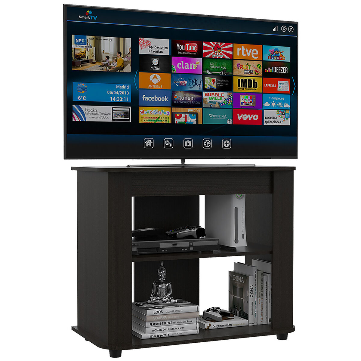Rack TV TuHome Maori Hasta 40" Wengue