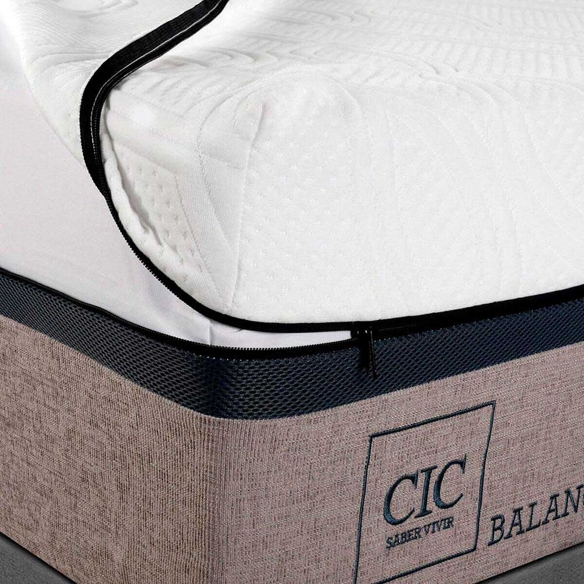 Cama Europea CIC Base Dividida 2 Plazas Balance