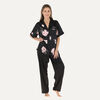 Pijama Manga Corta Mujer Flores