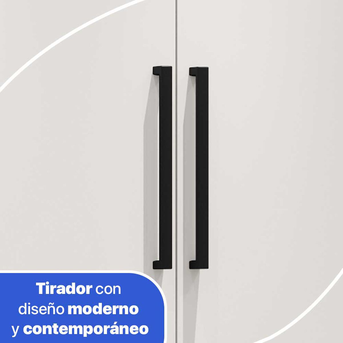 Clóset Roca Ámbar 4 Puertas Blanco