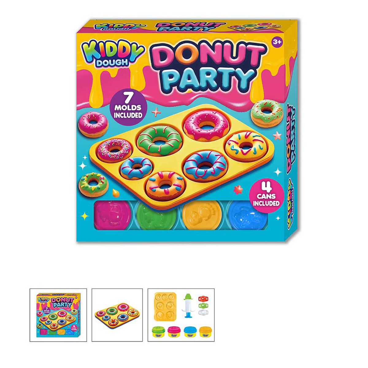 Fiesta con Donuts - Juego De Modelar Kiddy Dough