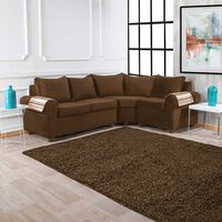 Sofá Seccional Muebles MPR Calafate 4 Café