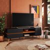 Rack TV Purus Altavision Hasta 65" Negro y Café
