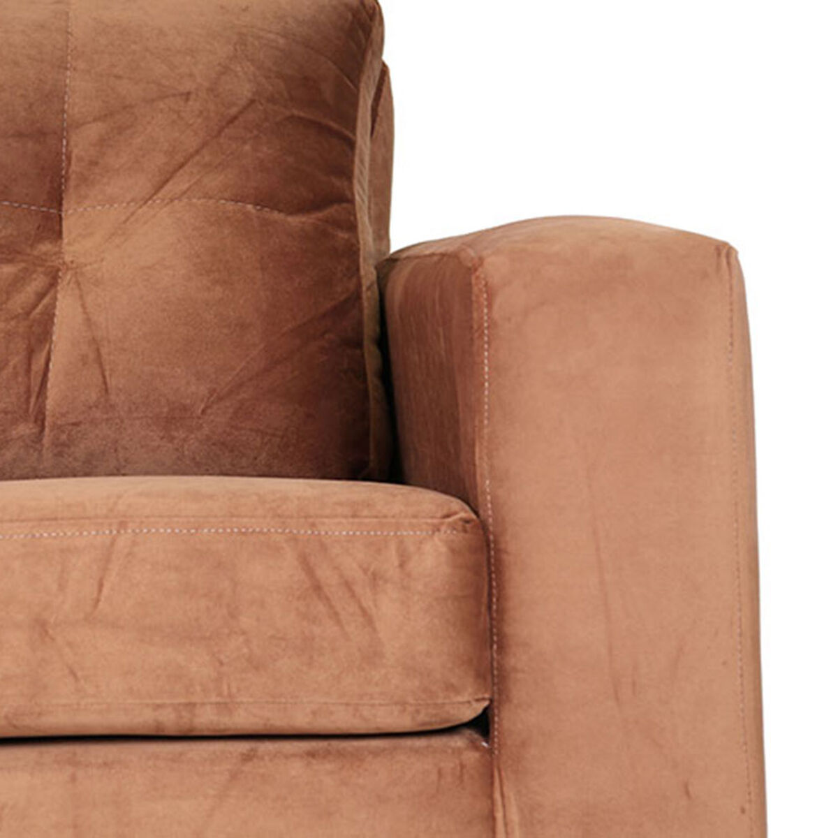 Sof&aacute; Muebles America Emilia 3 Cuerpos Tostado