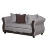 Juego de Living Black Factory Barcelona Sofá 3 Cuerpos + Dos Sillones 1 Cuerpo Crema