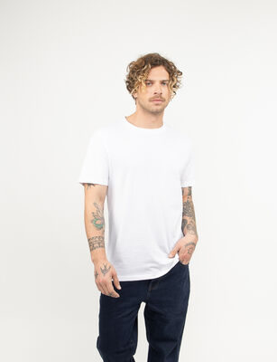 Imagen 1 del producto Polera Manga Corta Hombre Ypsd Blanco, Negro