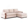 Sof&aacute; Seccional Living Factory Oregon 4 Cuerpos Beige