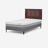 Cama Europea Rosen 1,5 Plazas Pratta + Respaldo Rachel