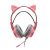 Audífonos Gamer Urbano AU0027 Rosado con Orejas