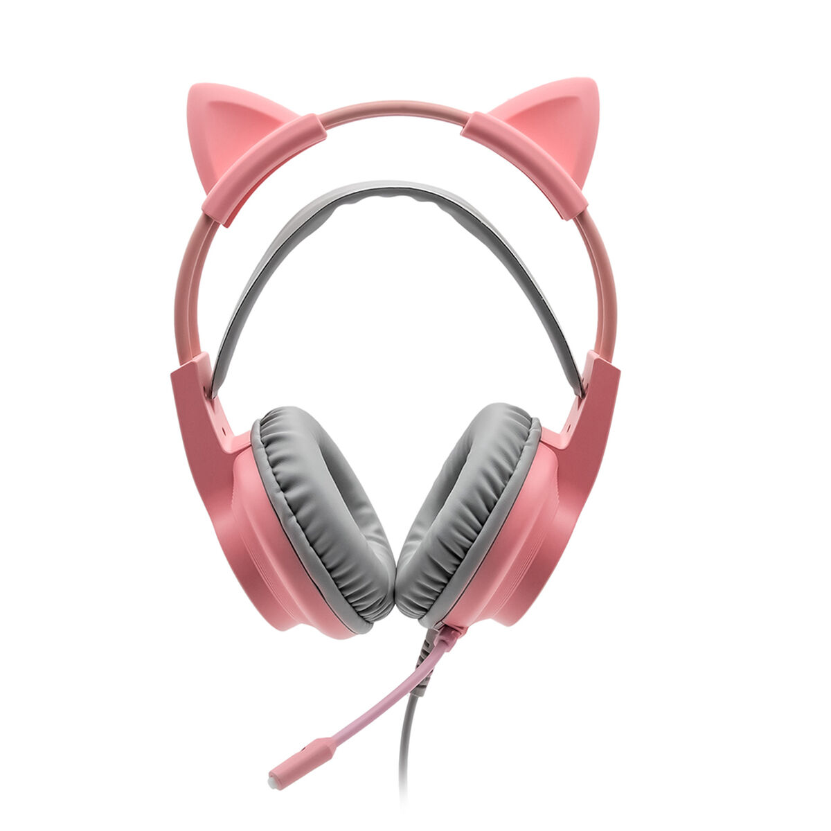 Audífonos Gamer Urbano AU0027 Rosado con Orejas