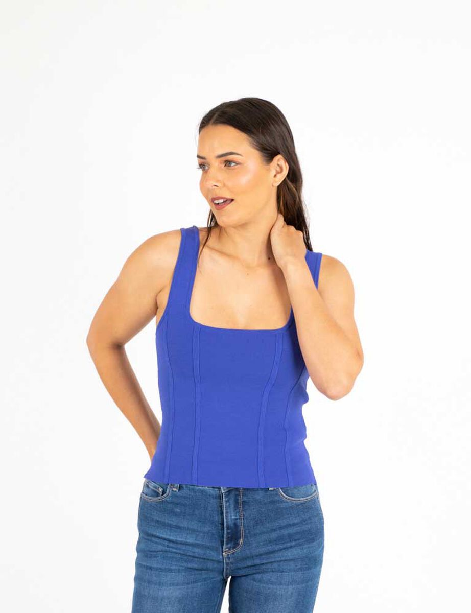 Polera Corset Lisa Mujer Zibel