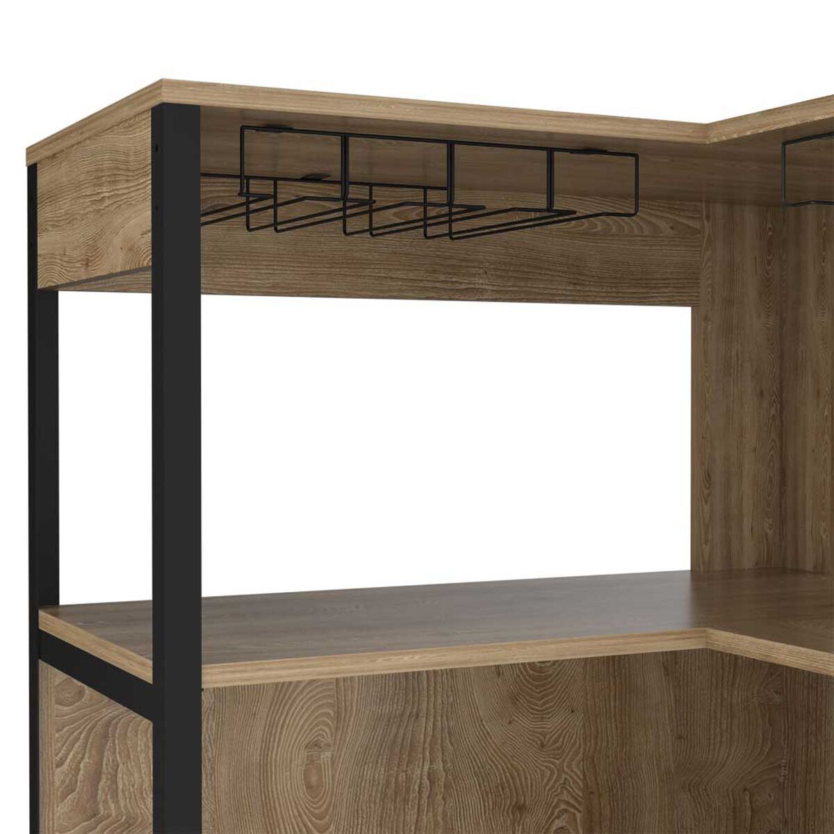 Bar Esquinero TuHome Magnum 1 Puerta Miel