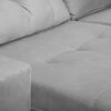 Sofá Reclinable Innovamuebles Magestic 2 Cuerpos Gris