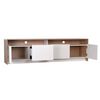 Rack TV CIC Colbun Olmo Blanco Hasta 70"