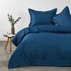 Quilt American Family 2 Plazas Trama Azul