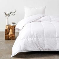 Plumón Liso Pluma Cannon 1,5 Plazas Gosse Down Blanco