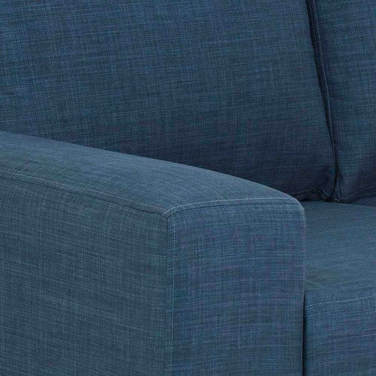 Sof&aacute; Seccional Derecho CIC Praga 5 Cuerpos Azul Petr&oacute;leo