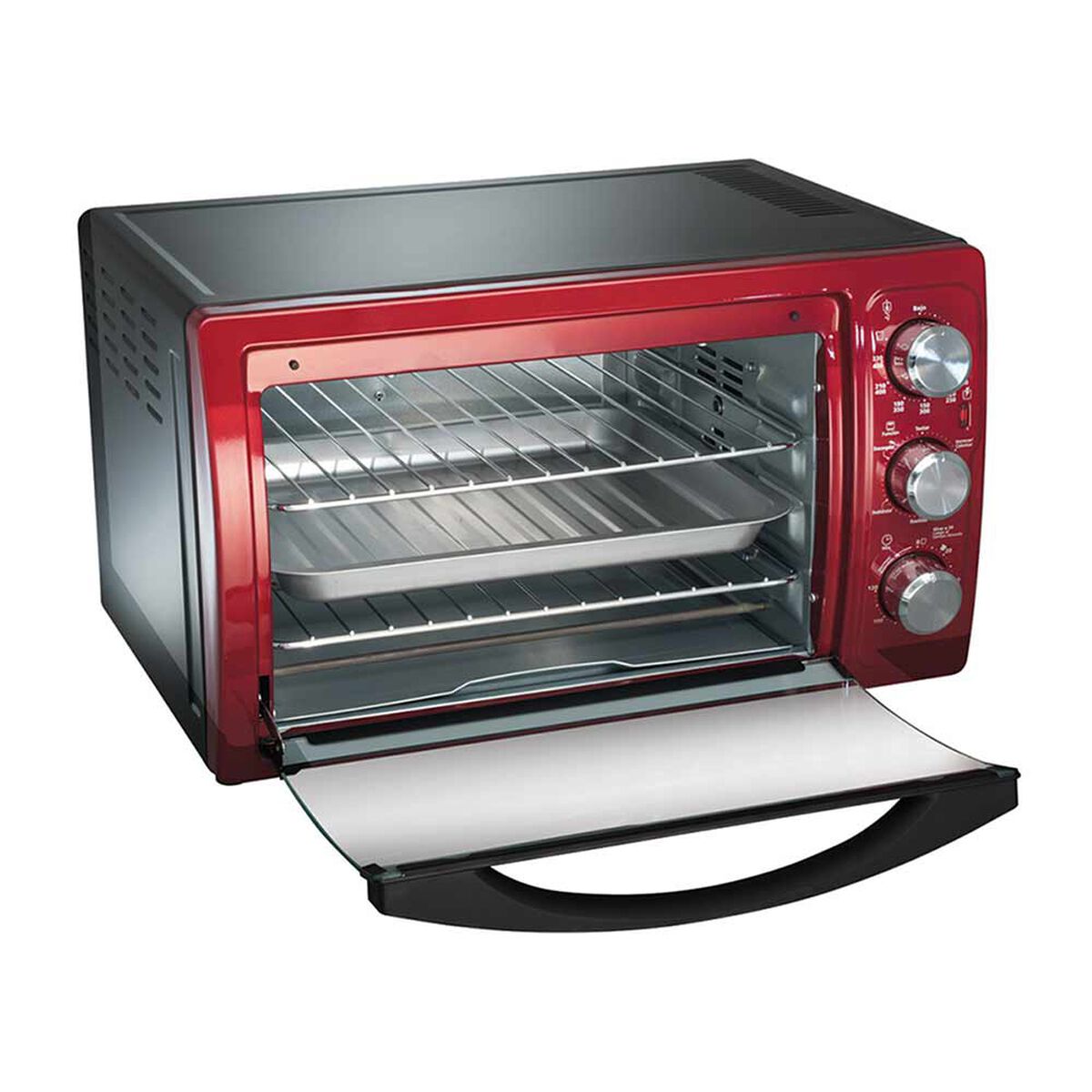 Horno Eléctrico Oster 7032R 32 lts Rojo